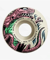 Bones X-Formula Rodgers Dino-Sortas 54mm 99a Skateboard Wheels