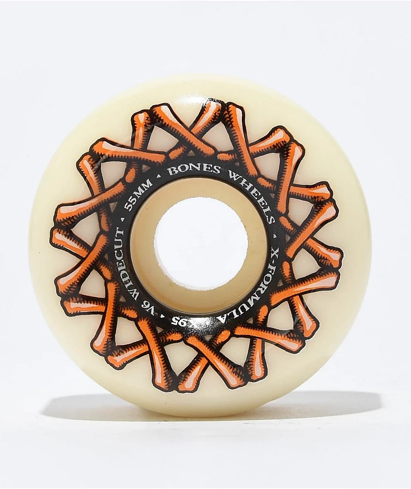 Bones X-Formula Widecuts 55mm 95a Skateboard Wheels