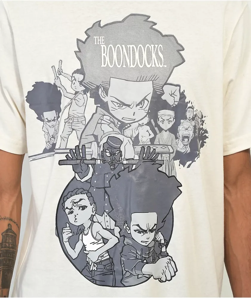 Boondocks Huey Samurai Natural T-Shirt