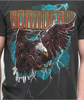 Born Dead Eagle Washed Black T-Shirt