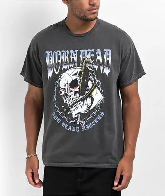 Born Dead Heavy Hitter Black Wash T-Shirt