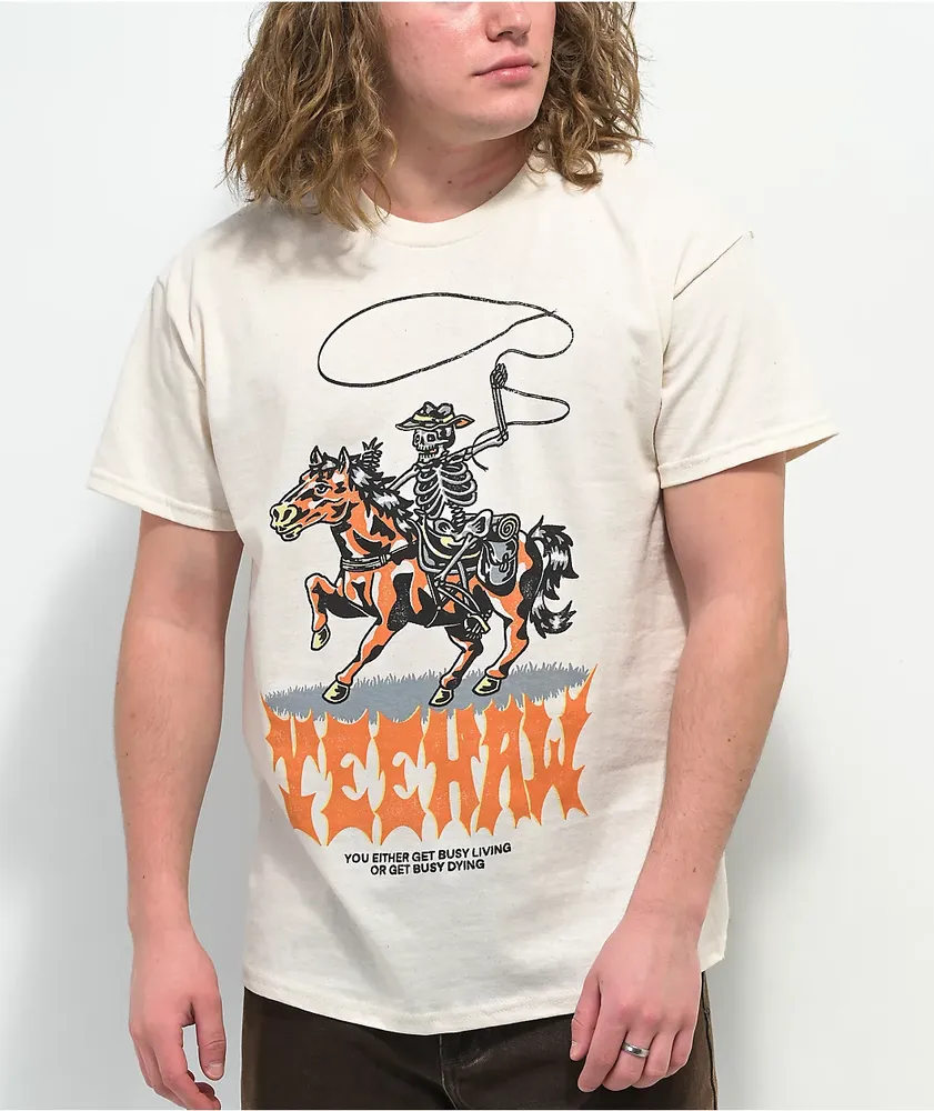 Born Dead Yeehaw Cream T-Shirt