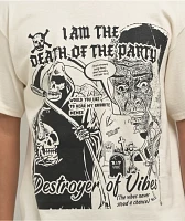 Boss Dog Death Of The Party Cream T-Shirt