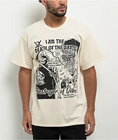 Boss Dog Death Of The Party Cream T-Shirt