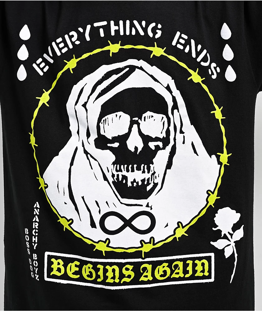 Boss Dog Everything Ends Black T-Shirt