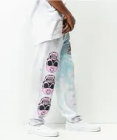 Boss Dog Get Lost Purple & Blue Tie Dye Sweatpants