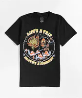 Boss Dog Life's A Trip Black T-Shirt