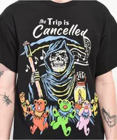 Boss Dog Trip Is Cancelled Black T-Shirt