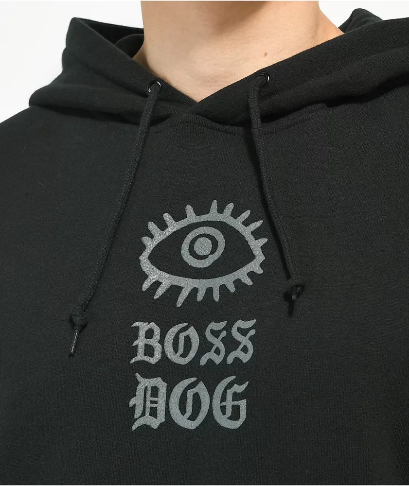 Boss Dog Up In Da Club Black Hoodie