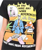 Boss Dog Work Reference Black T-Shirt