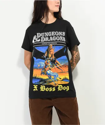 Boss Dog x Dungeons & Dragons Expert Rulebook Black T-Shirt