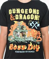 Boss Dog x Dungeons & Dragons Fortress Of Fangs Black T-Shirt