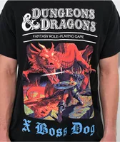 Boss Dog x Dungeons & Dragons Red Dragon Black T-Shirt