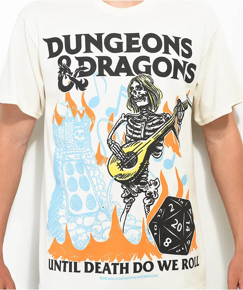 Boss Dog x Dungeons & Dragons Until Death Natural T-Shirt