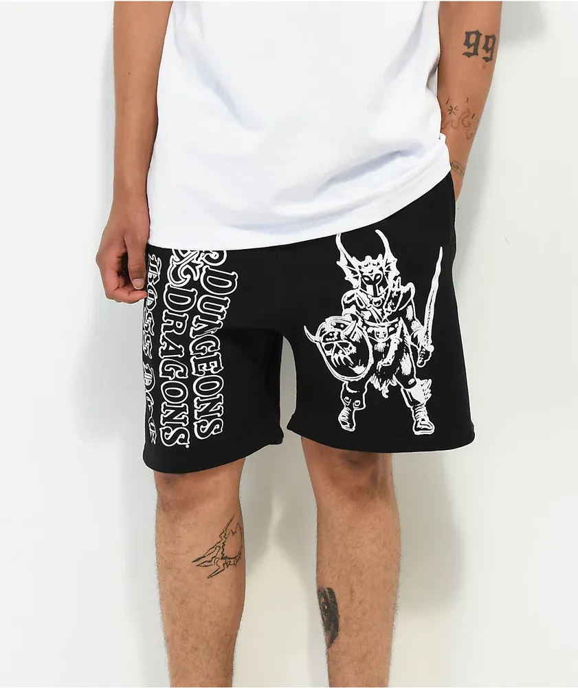 Boss Dog x Dungeons & Dragons Warduke Black Sweat Shorts
