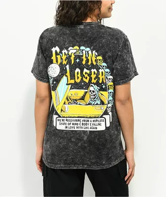 Boss Dog x Fucking Sober Get In Loser Black Wash T-Shirt