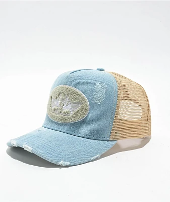 Boys Lie Blue Denim Trucker Hat