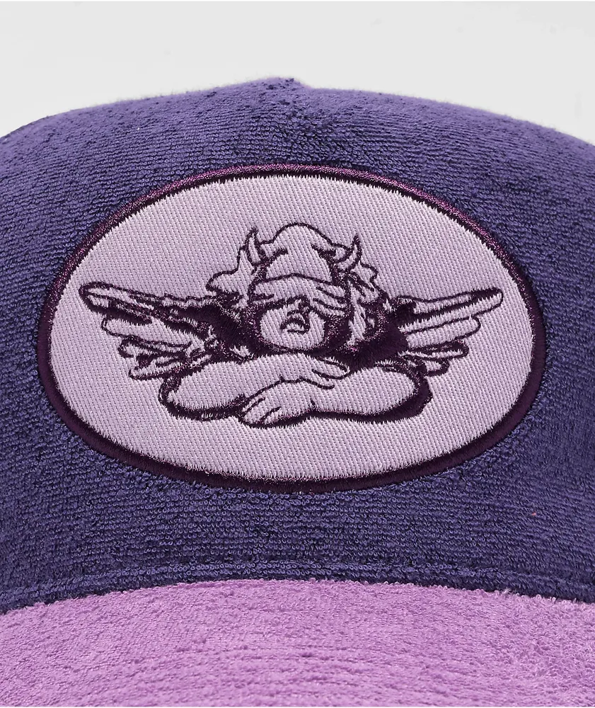 Boys Lie Libra Purple Terry Trucker Hat