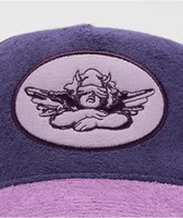 Boys Lie Libra Purple Terry Trucker Hat