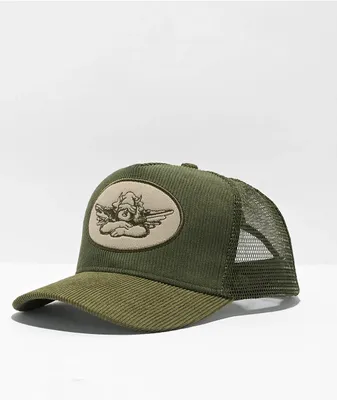 Boys Lie Olive Trucker Hat 