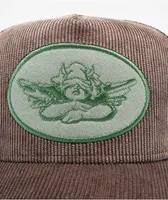 Boys Lie Palms Brown Corduroy Trucker Hat