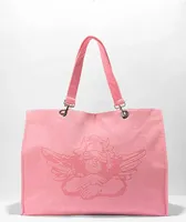 Boys Lie Pink Terry Tote Bag