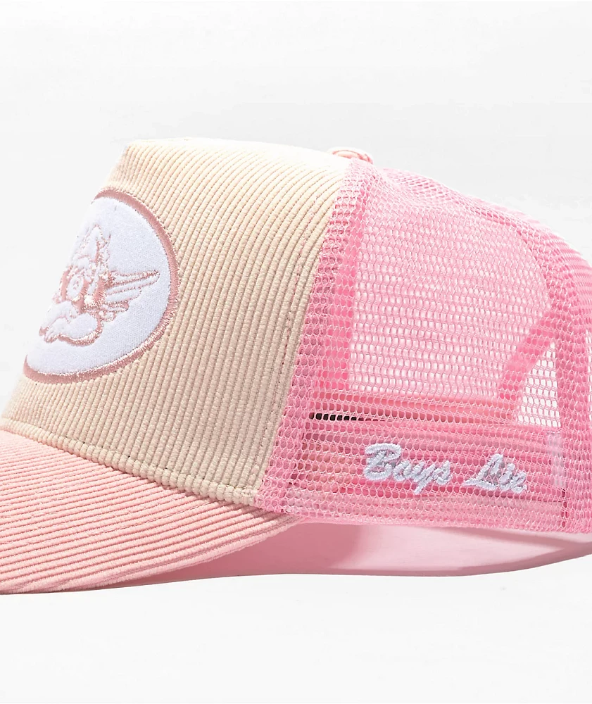 Boys Lie Pink Trucker Hat