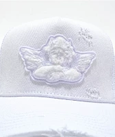 Boys Lie White Denim Trucker Hat