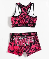 Bratz 3D Logo Black & Pink Underwear Set