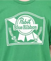 Brew City Pabst Pats Label Green T-Shirt