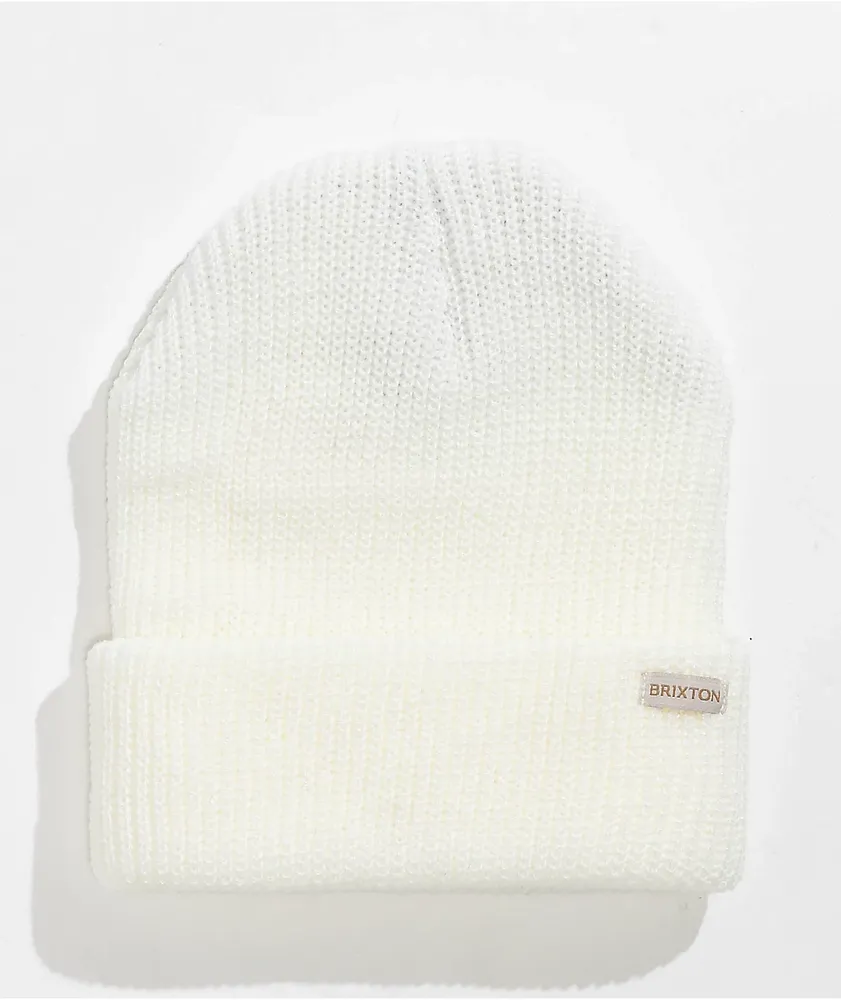 Brixton Alpha White Beanie