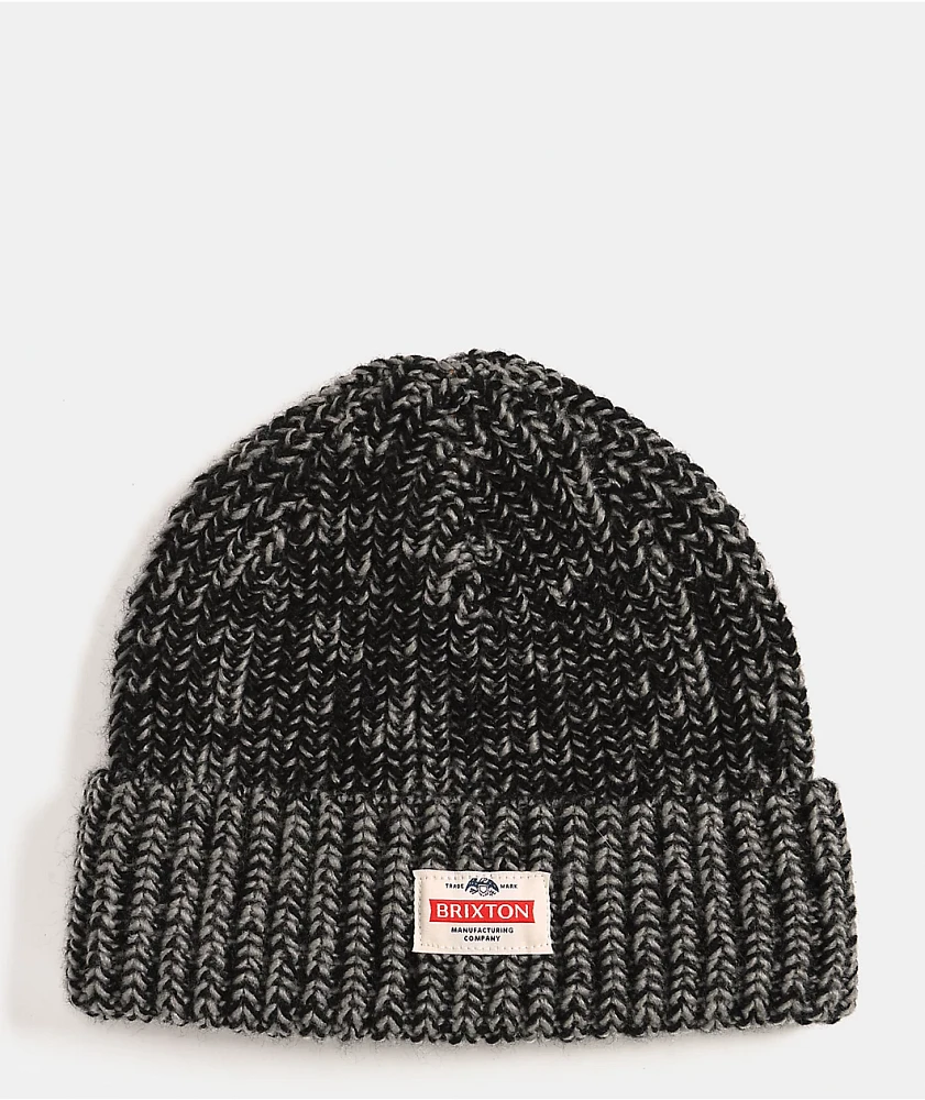 Brixton Altered Threads Black & Grey Beanie