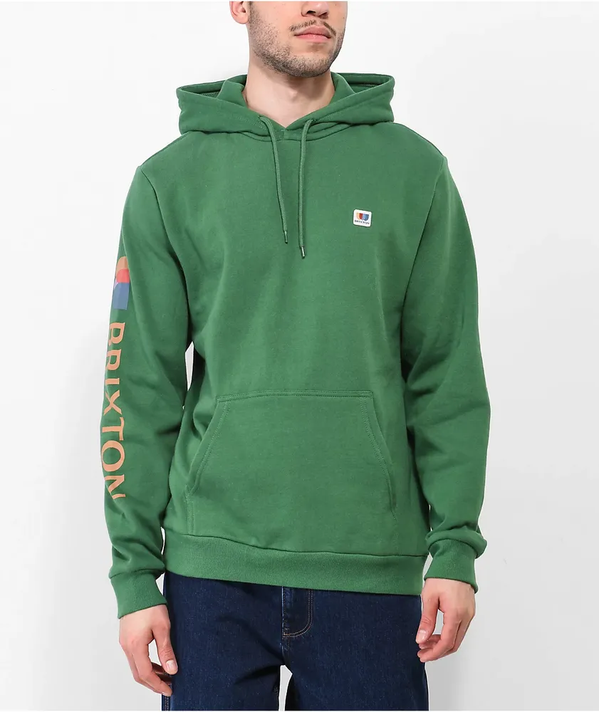 BDG Urban Outfitters CREST UNISEX - Fleece jumper - green/dark green 