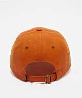 Brixton Berick WTHR GUARD Orange Strapback Hat