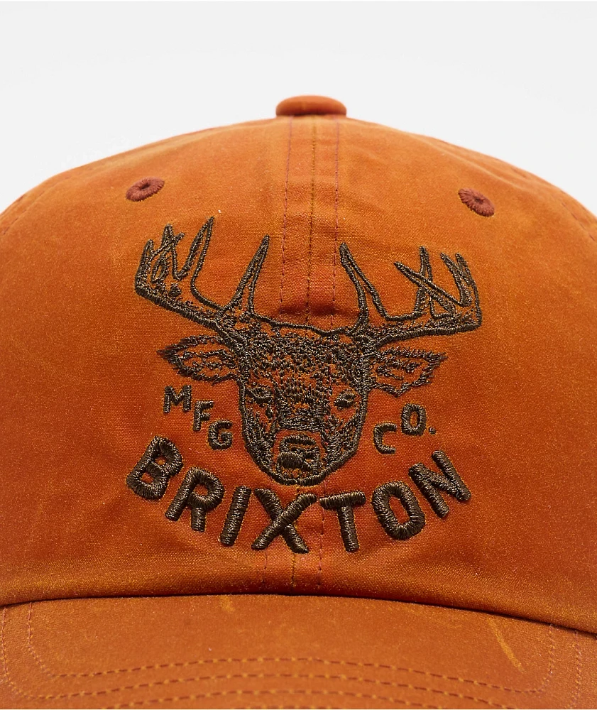 Brixton Berick WTHR Guard Orange Strapback Hat
