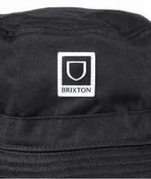 Brixton Beta Packable Black Bucket Hat