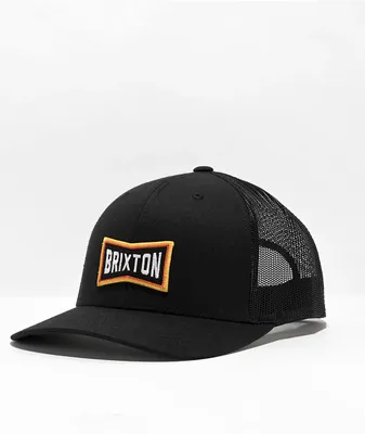 Brixton Black Trucker Hat
