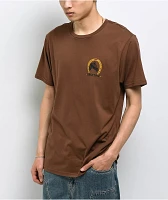 Brixton Blind Pinecone Brown T-Shirt