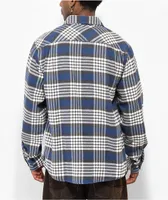 Brixton Bowery Blue Flannel Shirt