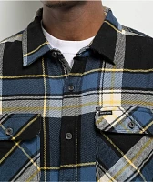 Brixton Bowery Joe Blue Flannel Shirt