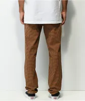 Brixton Choice Orange & Black Plaid Chino Pants