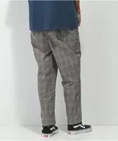 Brixton Cinch Taper Plaid Grey Pants 