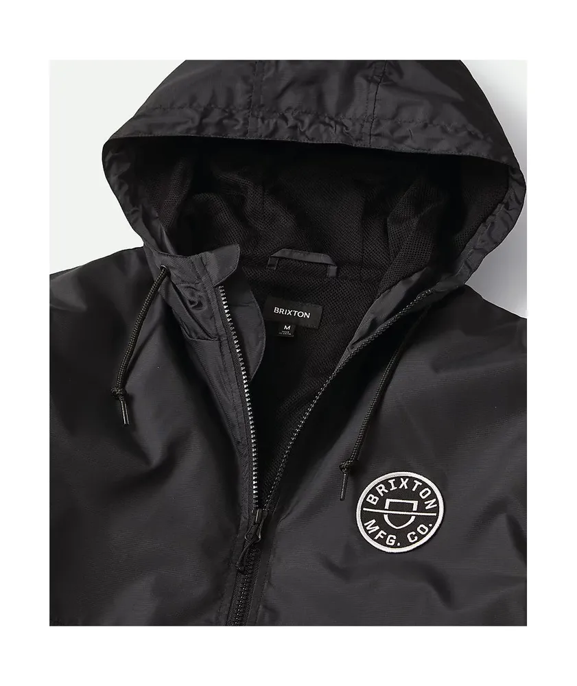 Brixton Claxton Crest Black Zip Jacket