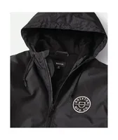 Brixton Claxton Crest Black Zip Jacket