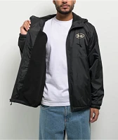 Brixton Claxton Parsons Arctic Fleece Lined Black Windbreaker Jacket