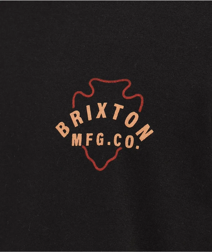 Brixton Cleburne Black T-Shirt