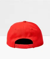 Brixton Crest Aurora Red Snapback Hat