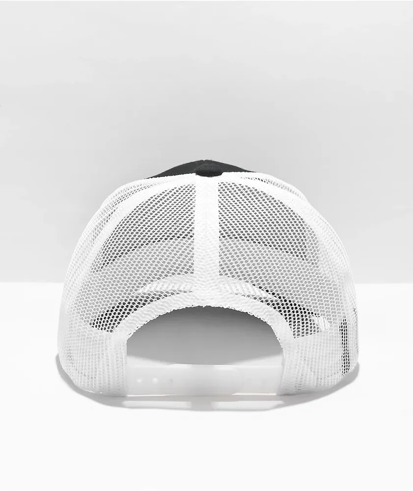 Brixton Crest Black & White Mesh Baseball Hat