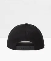 Brixton Crest Black Snapback Hat