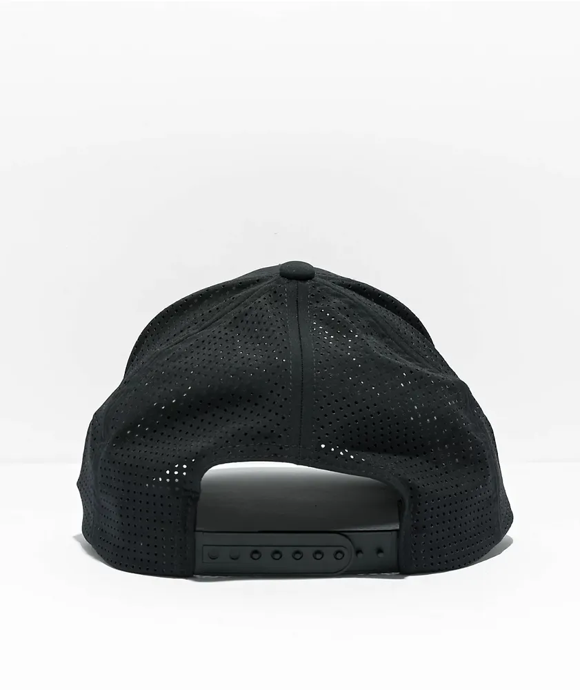 Brixton Crest MP Black & Camo Snapback Hat